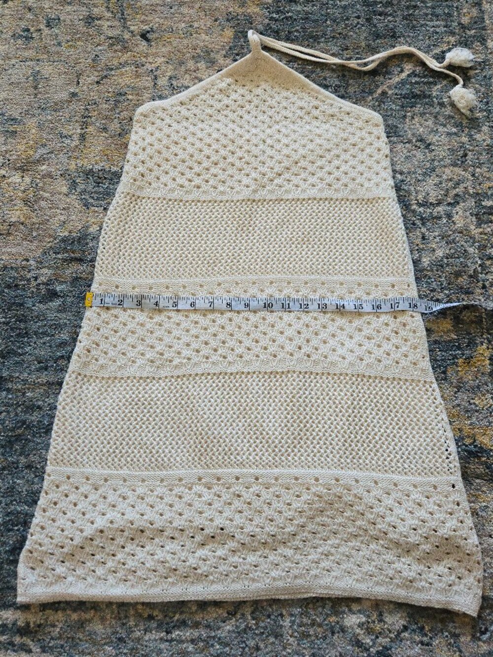 Halter Crochet Mini Dress - Picture 7 of 11